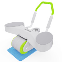 Тренажёр для пресса AB Roller SND-G зеленый с ковриком 34 х 17 x 0.6 cм